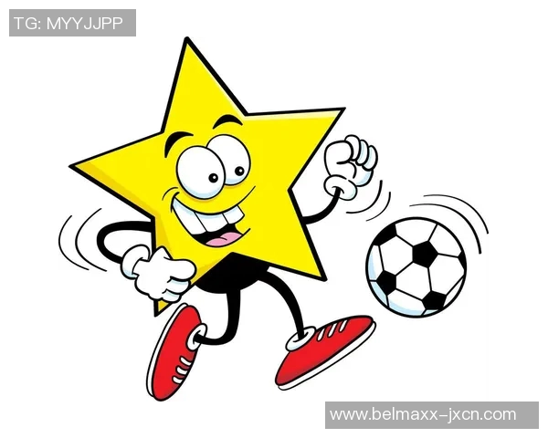 卡通风格足球明星漫画头像展现激情与活力的体育魅力